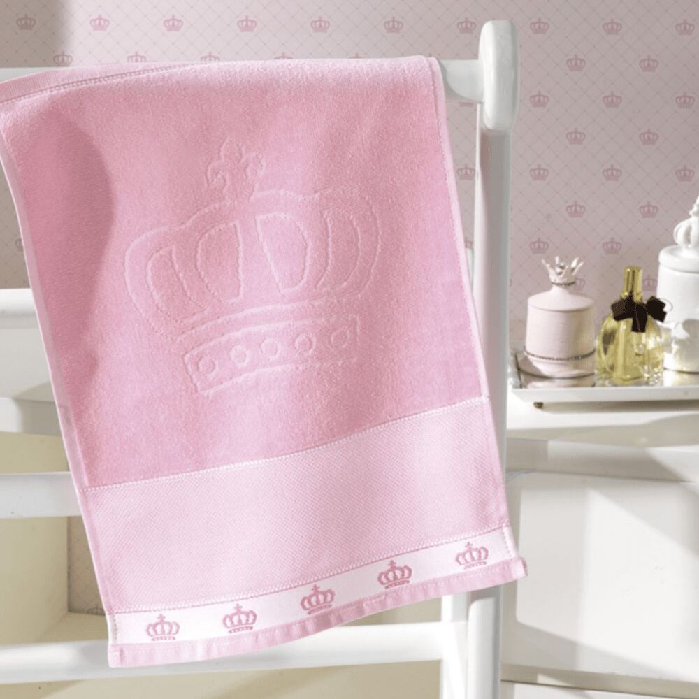 Nivalmix-Toalha-Lavabo-Velour-Jacquard-Baby-Classic-Liso-Rosa-Dohler-1902426 Nivalmix-Toalha-Lavabo-Velour-Jacquard-Baby-Classic-Liso-Rosa-Dohler-1902426