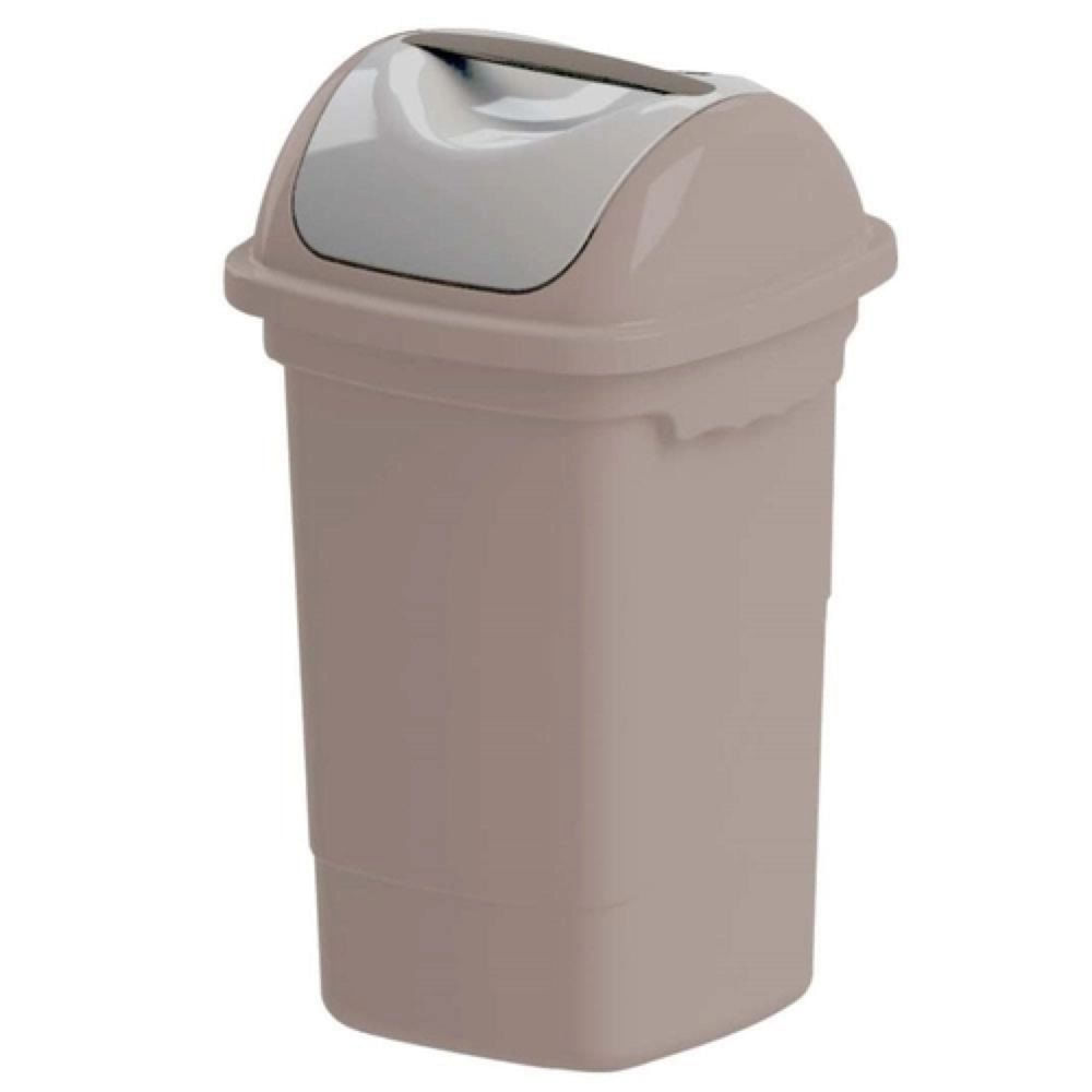 lixeira-basculante-14-litros-marrom-plasvale lixeira-basculante-14-litros-marrom-plasvale