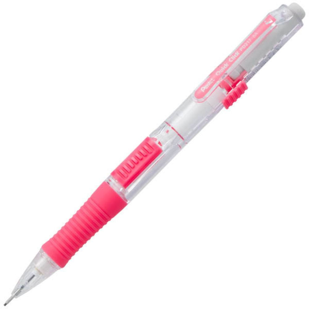 lapiseira-quick-click-07mm-rosa-pentel lapiseira-quick-click-07mm-rosa-pentel