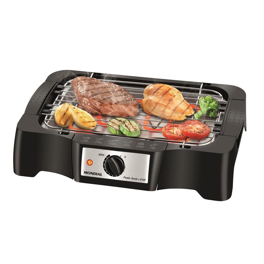 churrasqueira-eletrica-pratic-steak--grill-ch-07-220v-mondial churrasqueira-eletrica-pratic-steak--grill-ch-07-220v-mondial