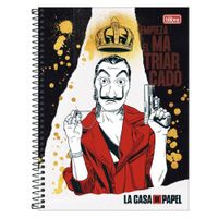 caderno-univ-capa-dura-10-materias-160-fls-la-casa-de-papel-capa-1-tilibra