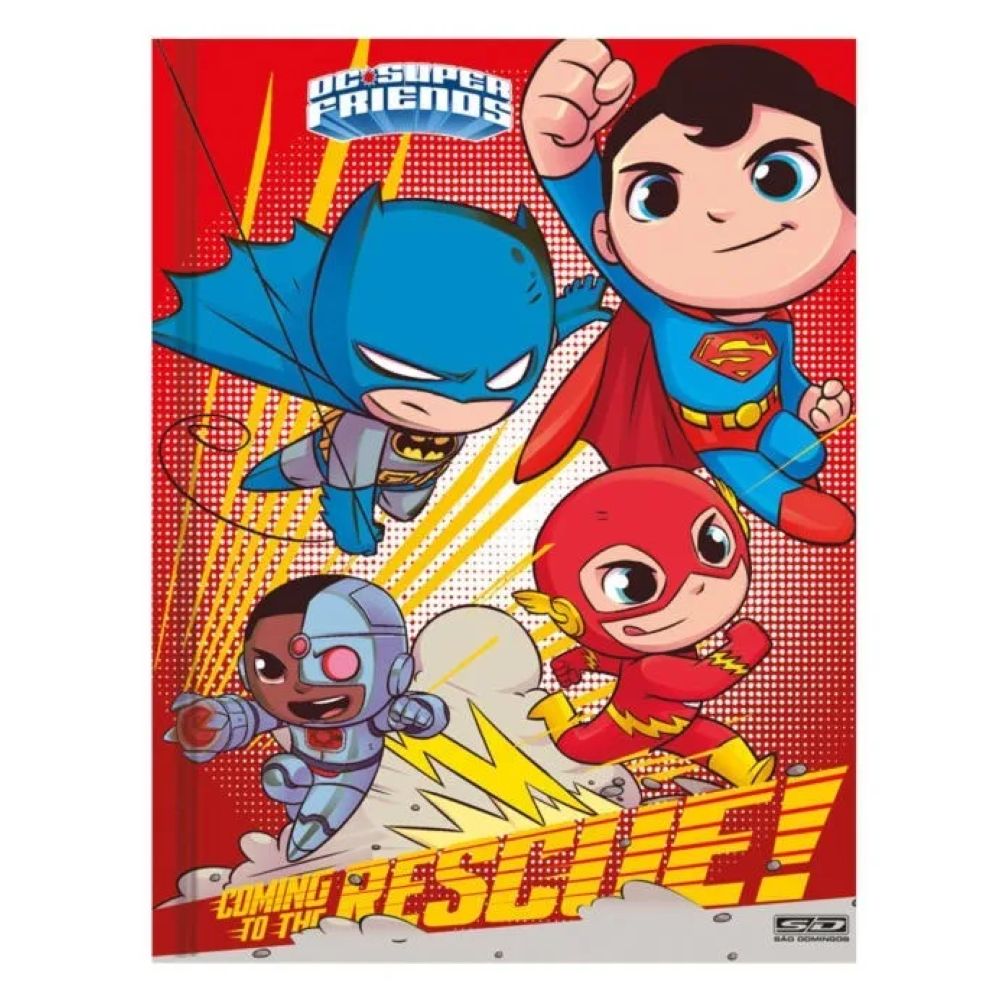 caderno-capa-dura-96-folhas-dc-super-friends-coming-to-rescue-sao-domingos caderno-capa-dura-96-folhas-dc-super-friends-coming-to-rescue-sao-domingos