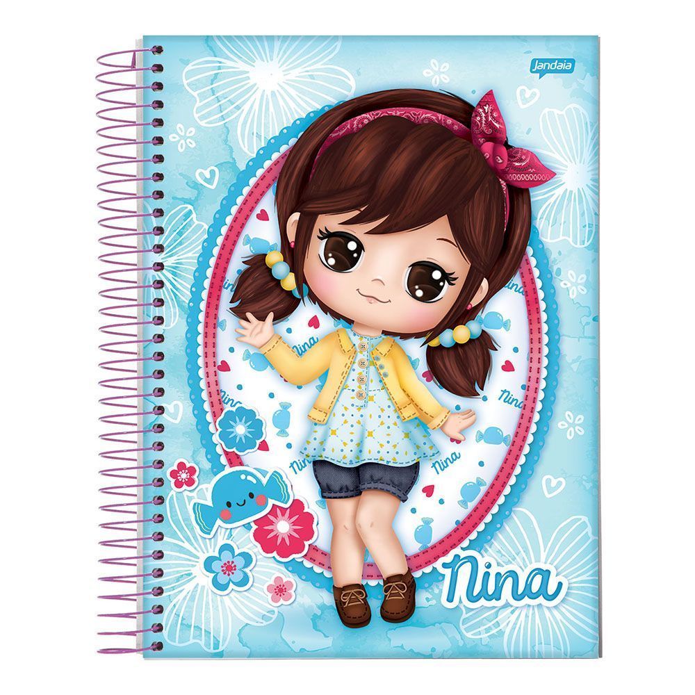 caderno-capa-dura-1-materia-96-folhas-nina-capa-2-jandaia caderno-capa-dura-1-materia-96-folhas-nina-capa-2-jandaia