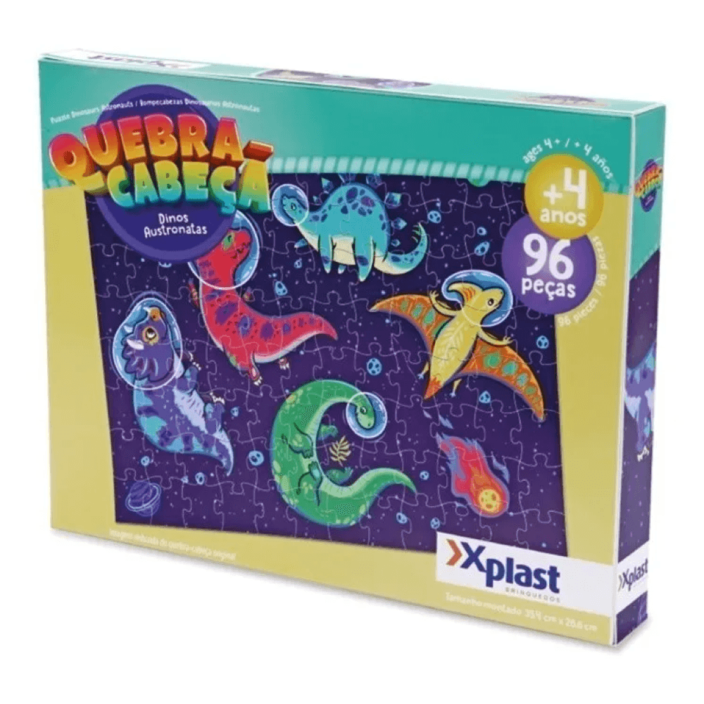 quebra-cabeca-96-pecas-dinos-austronatas-xplast quebra-cabeca-96-pecas-dinos-austronatas-xplast