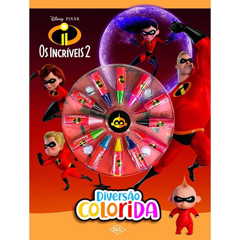 Nivalmix-Livro-Os-Incriveis-2-Diversao-Colorida-DCL-2300629-- Nivalmix-Livro-Os-Incriveis-2-Diversao-Colorida-DCL-2300629--