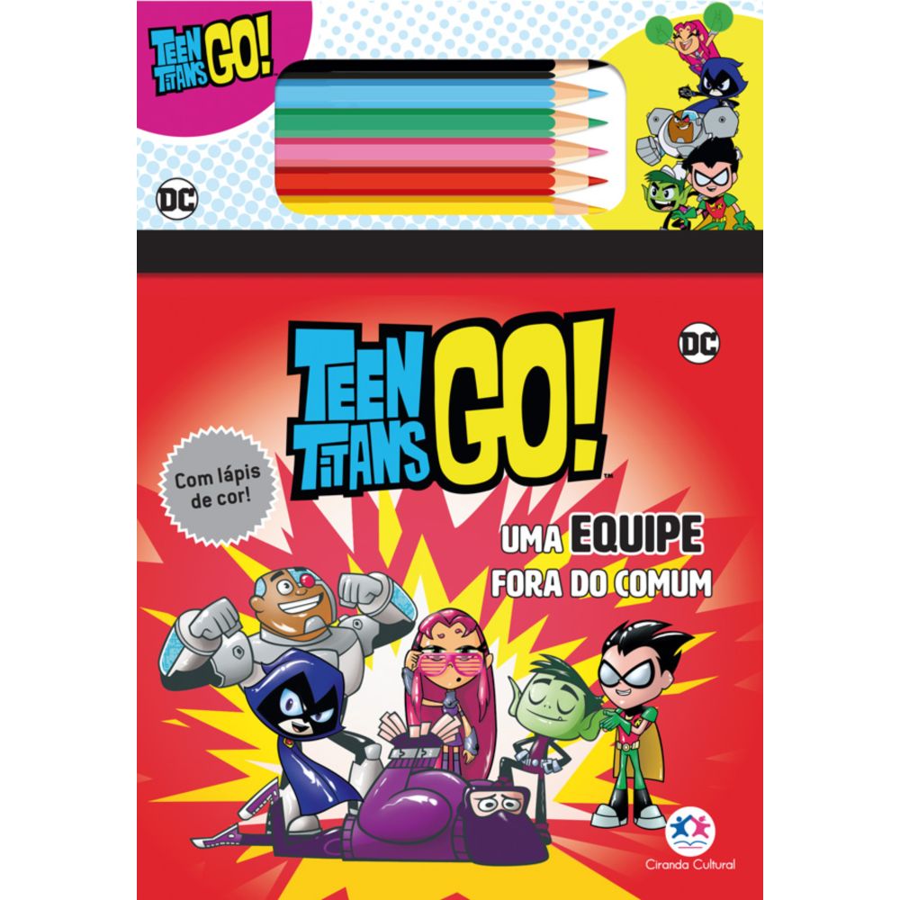 Livro Teen Titans Go - Ciranda Cultural - nivalmix