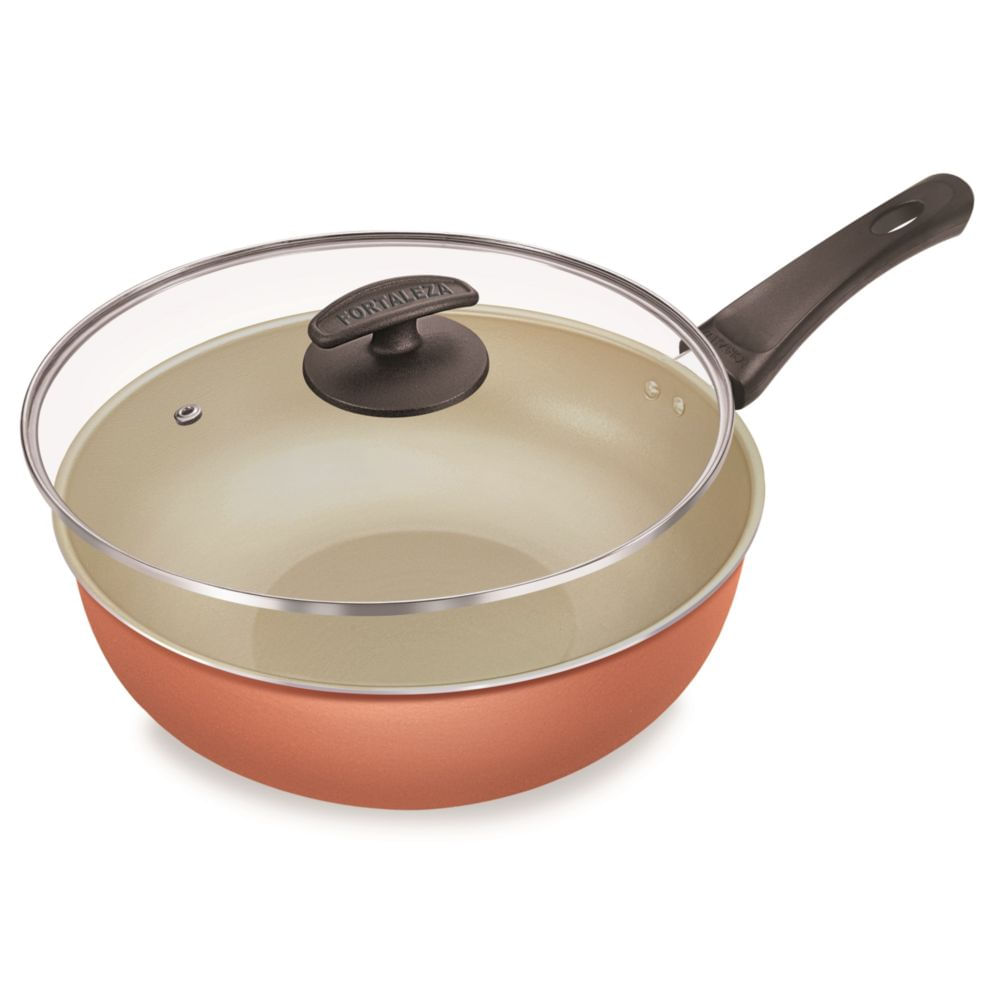 frigideira-wok-28cm-com-tampa-de-vidro-cobre-fortaleza frigideira-wok-28cm-com-tampa-de-vidro-cobre-fortaleza