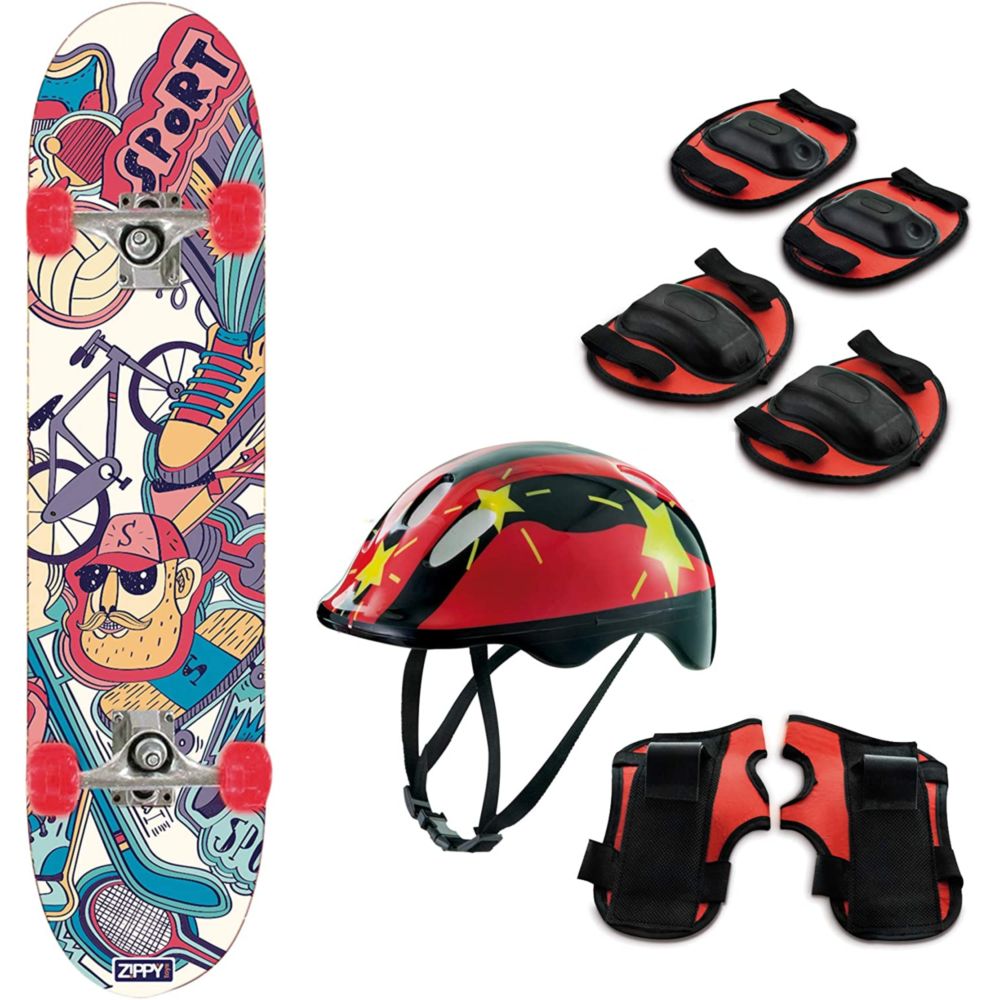 skate-semi-profissional-com-kit-de-protecao-modelo-2-mimo skate-semi-profissional-com-kit-de-protecao-modelo-2-mimo