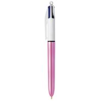 caneta-metalica-4-cores-corpo-rosa-bic