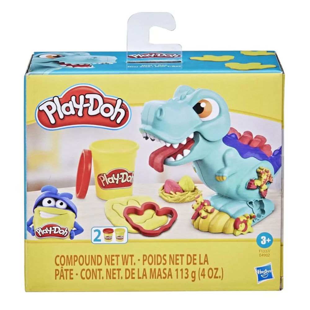 Nivalmix-Conjunto-Play-Doh-Mini-Classicos-Mini-T-Rex-F1337-Hasbro-2196642-004 Nivalmix-Conjunto-Play-Doh-Mini-Classicos-Mini-T-Rex-F1337-Hasbro-2196642-004