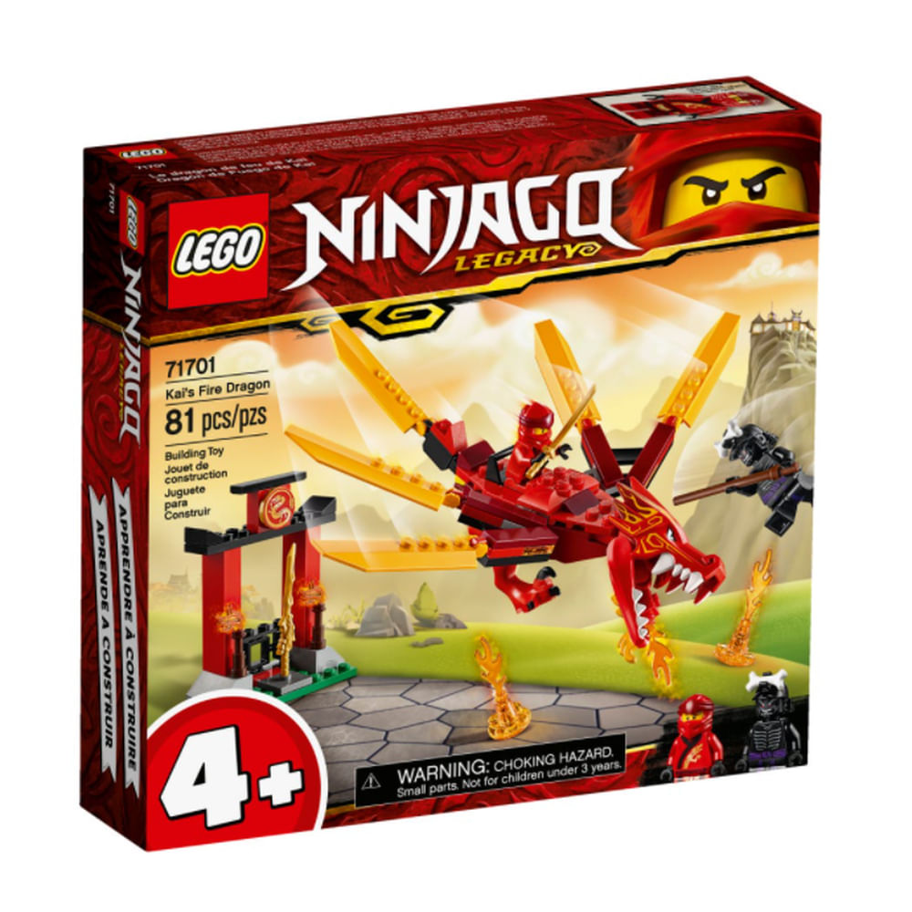 Nivalmix-Lego-Ninjago-Dragao-do-Fogo-do-Kai-71701-Lego-2308052 Nivalmix-Lego-Ninjago-Dragao-do-Fogo-do-Kai-71701-Lego-2308052