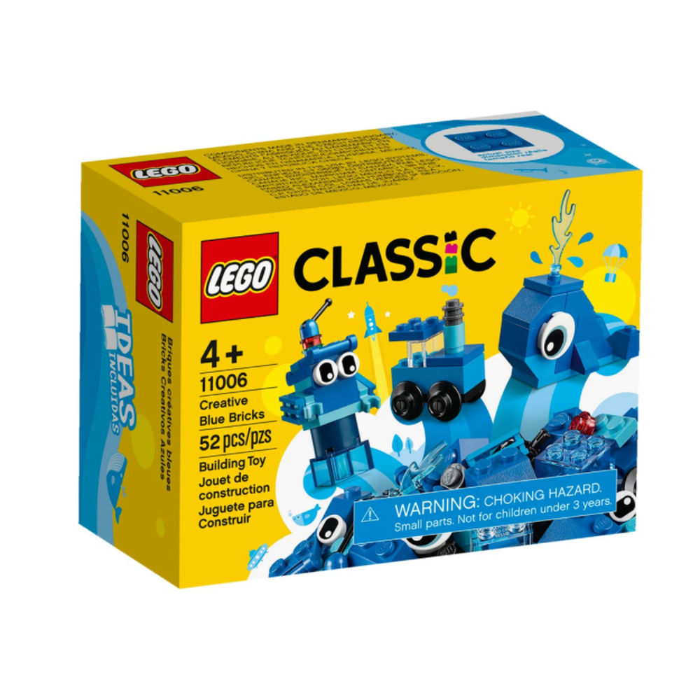 Nivalmix-Lego-Classic-Pecas-Azuis-Criativas-11006-Lego-2308221 Nivalmix-Lego-Classic-Pecas-Azuis-Criativas-11006-Lego-2308221