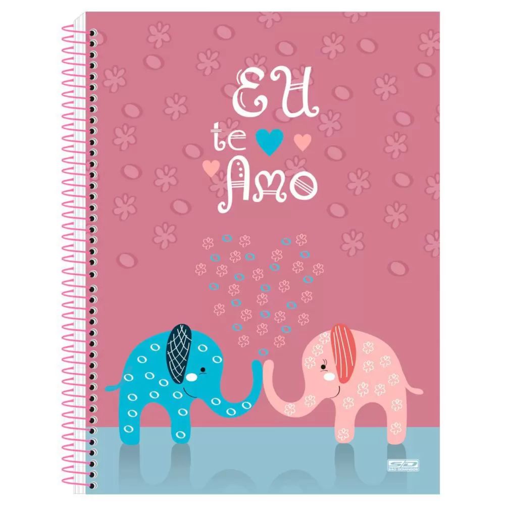 caderno-univ-200-fls-eu-te-amo-elefantes-sao-domingos caderno-univ-200-fls-eu-te-amo-elefantes-sao-domingos