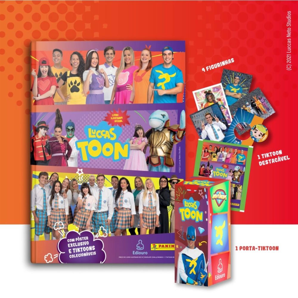 album-de-figurinhas-capa-dura-luccas-neto-40-figurinhas album-de-figurinhas-capa-dura-luccas-neto-40-figurinhas