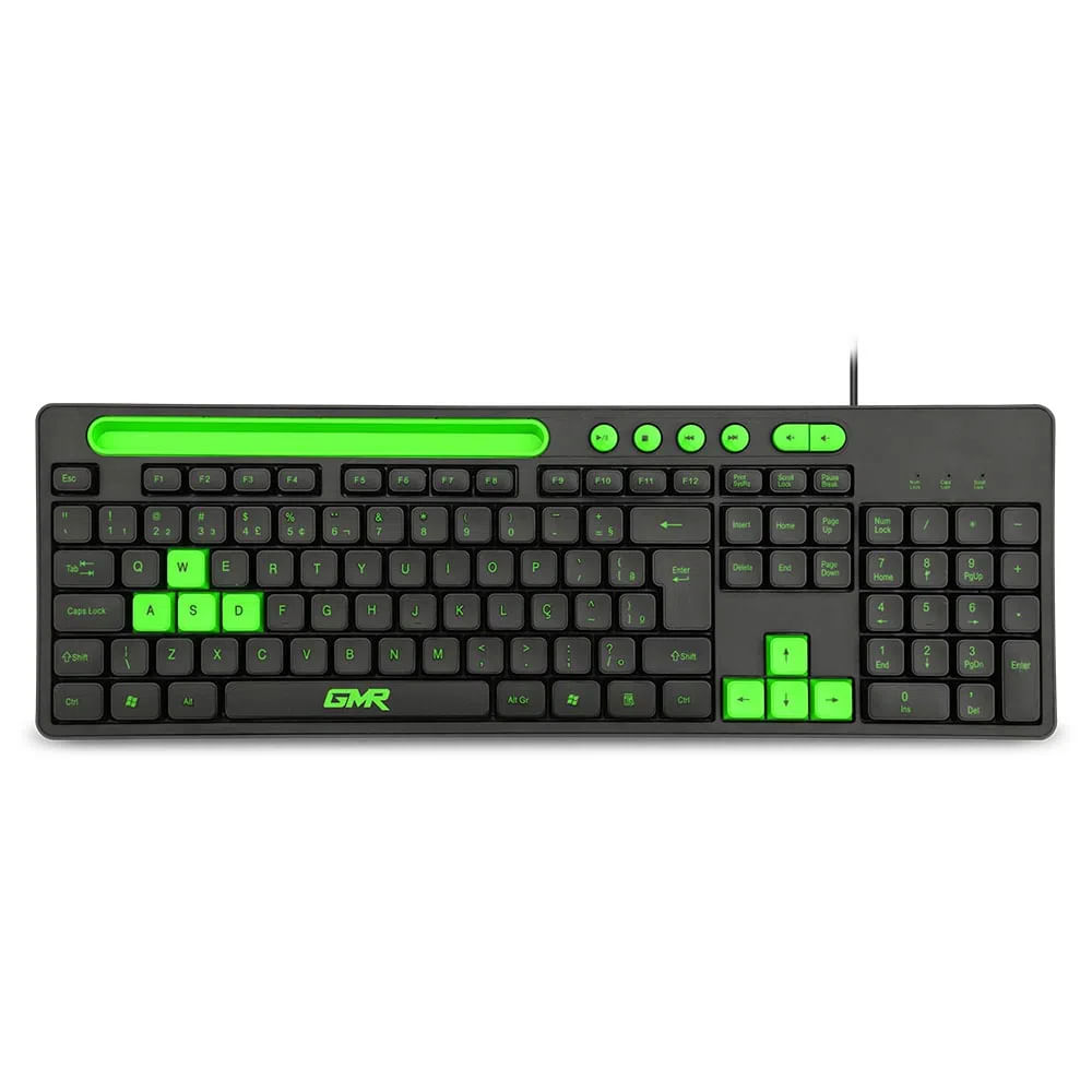 Nivalmix-Teclado-Gamer-GK-120-Verde-TC265-Multilaser-2311744 Nivalmix-Teclado-Gamer-GK-120-Verde-TC265-Multilaser-2311744