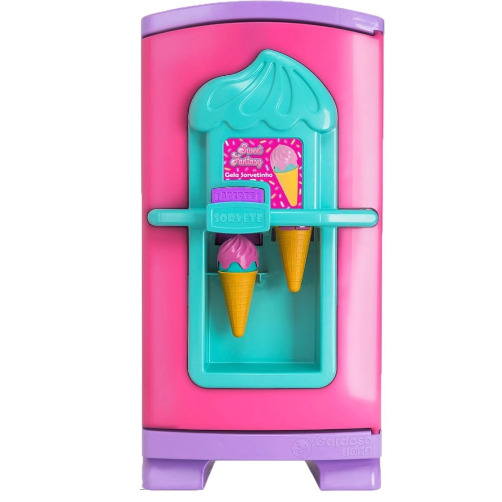 Geladeira Gela Sorvetinho Sweet Fantasy - Cardoso Toys - nivalmix