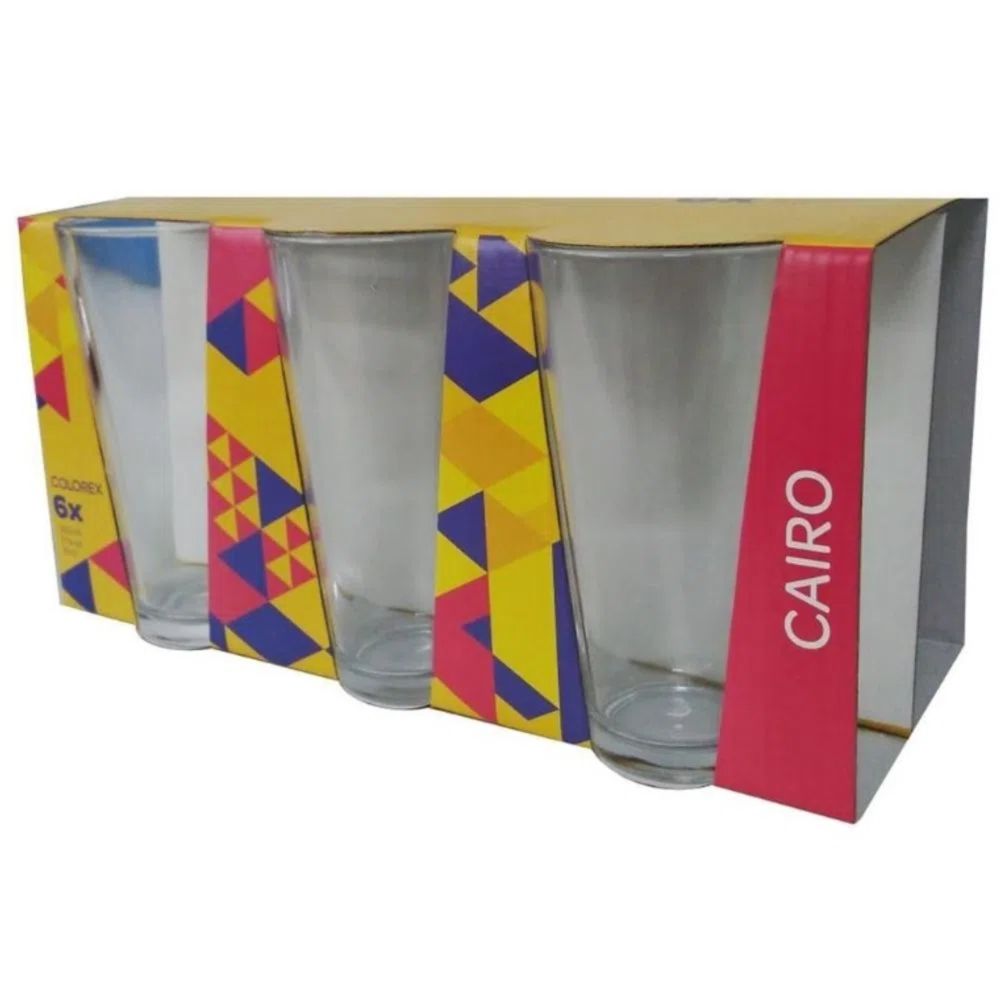 Conjunto 6 Copos Cairo Long Drink - Nadir - nivalmix