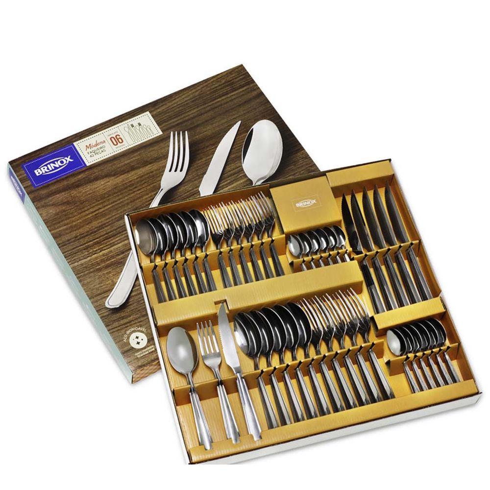 Nivalmix_Faqueiro_Modena_42_Pecas_5119_118_Brinox_1972106 Nivalmix_Faqueiro_Modena_42_Pecas_5119_118_Brinox_1972106