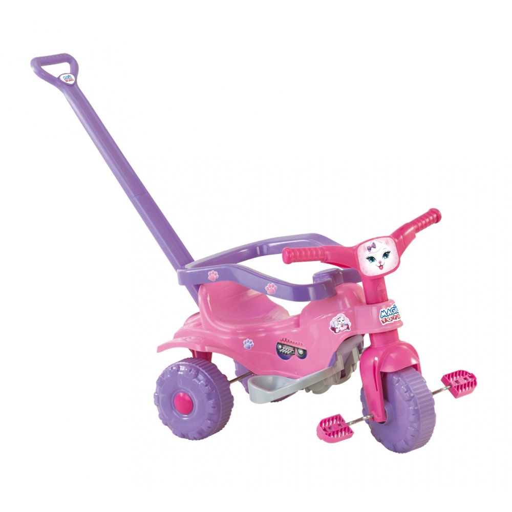 Triciclo-Tico-Tico-Pets-Rosa-2811---Magic-Toys Triciclo-Tico-Tico-Pets-Rosa-2811---Magic-Toys