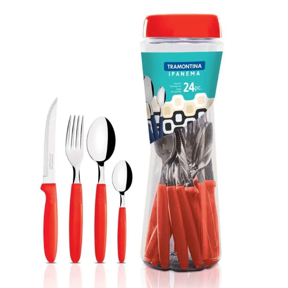 Nivalmix_jogo_talheres_1864453_vermelho_ipanema Nivalmix_jogo_talheres_1864453_vermelho_ipanema