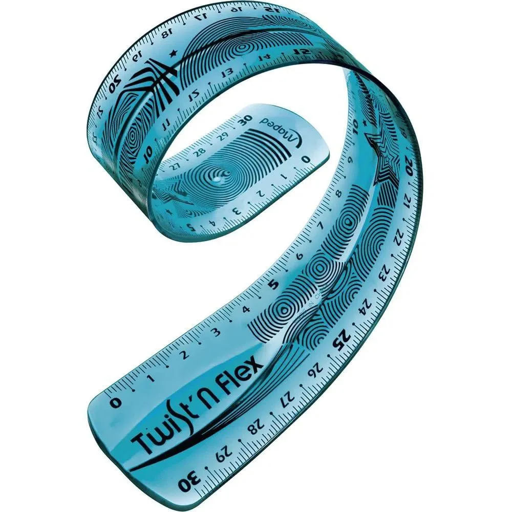 Nivalmix-Regua-Flexivel-Twistn-Flex-30-Centimetros-Azul-Maped-1418878-002 Nivalmix-Regua-Flexivel-Twistn-Flex-30-Centimetros-Azul-Maped-1418878-002