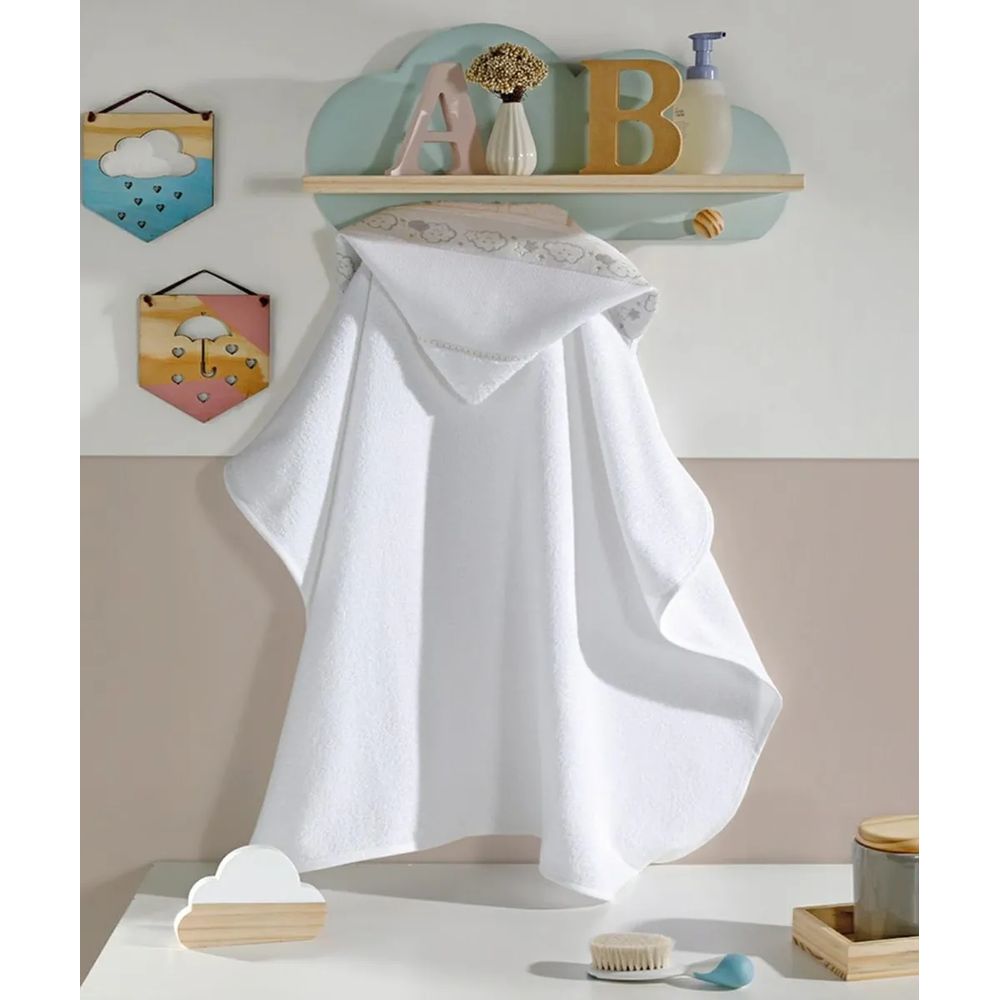 Nivalmix-Toalha-Banho-com-Capuz-Baby-Kids-Branca-Dohler-2309196 Nivalmix-Toalha-Banho-com-Capuz-Baby-Kids-Branca-Dohler-2309196