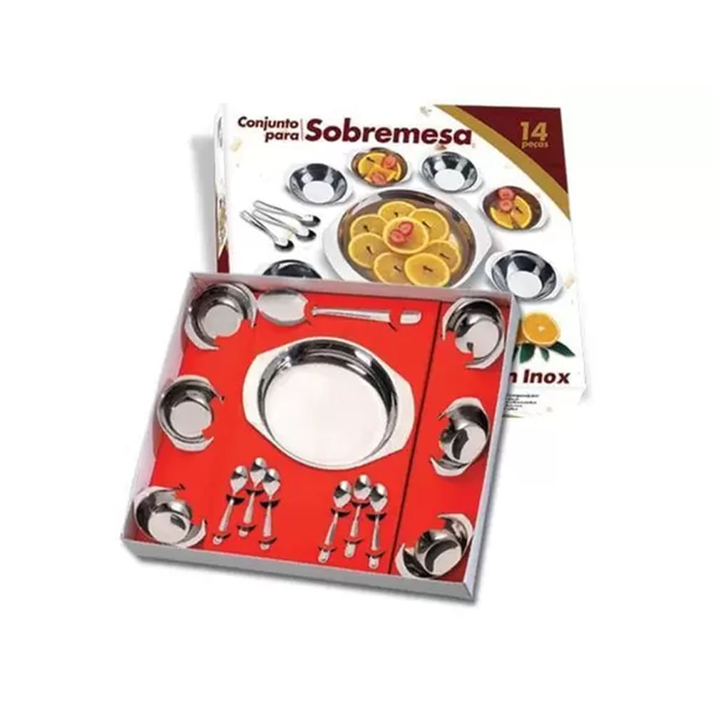 Nivalmix_Jogo_de_Sobremesa_Inox_14_Pecas_140_Golden_Inox_323850 Nivalmix_Jogo_de_Sobremesa_Inox_14_Pecas_140_Golden_Inox_323850
