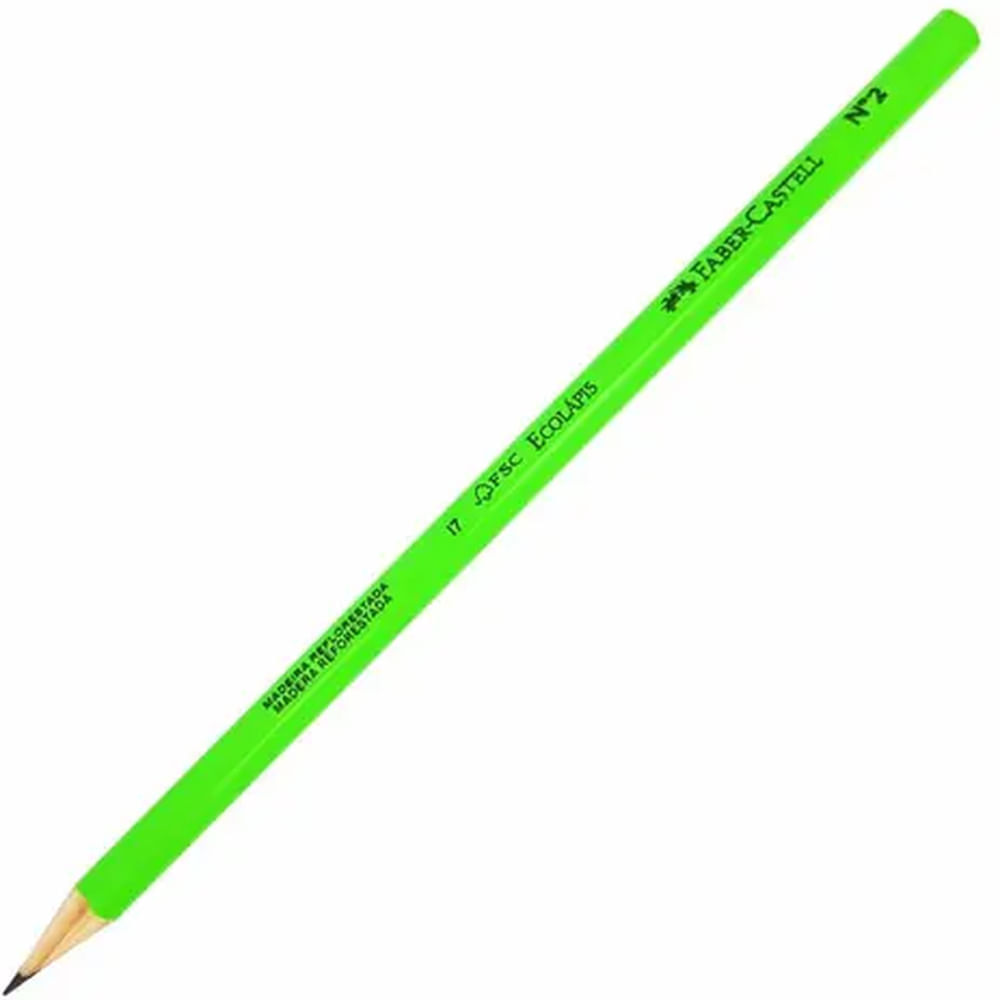 Nivalmix-Ecolapis-Max-Neon-N2-Verde-Faber-Castell-1954205-004 Nivalmix-Ecolapis-Max-Neon-N2-Verde-Faber-Castell-1954205-004