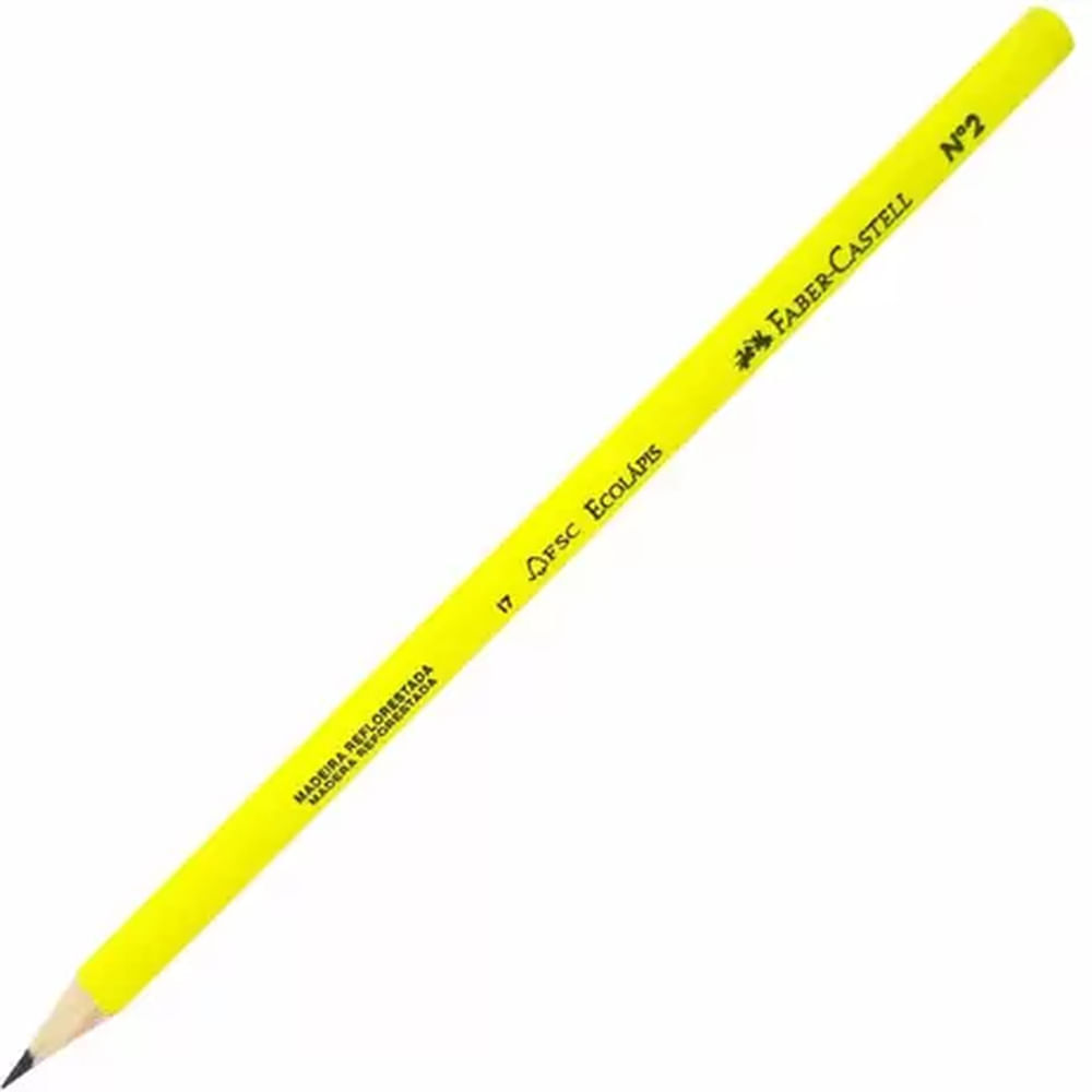Nivalmix-Ecolapis-Max-Neon-N2-Amarelo-Faber-Castell-1954205-002 Nivalmix-Ecolapis-Max-Neon-N2-Amarelo-Faber-Castell-1954205-002
