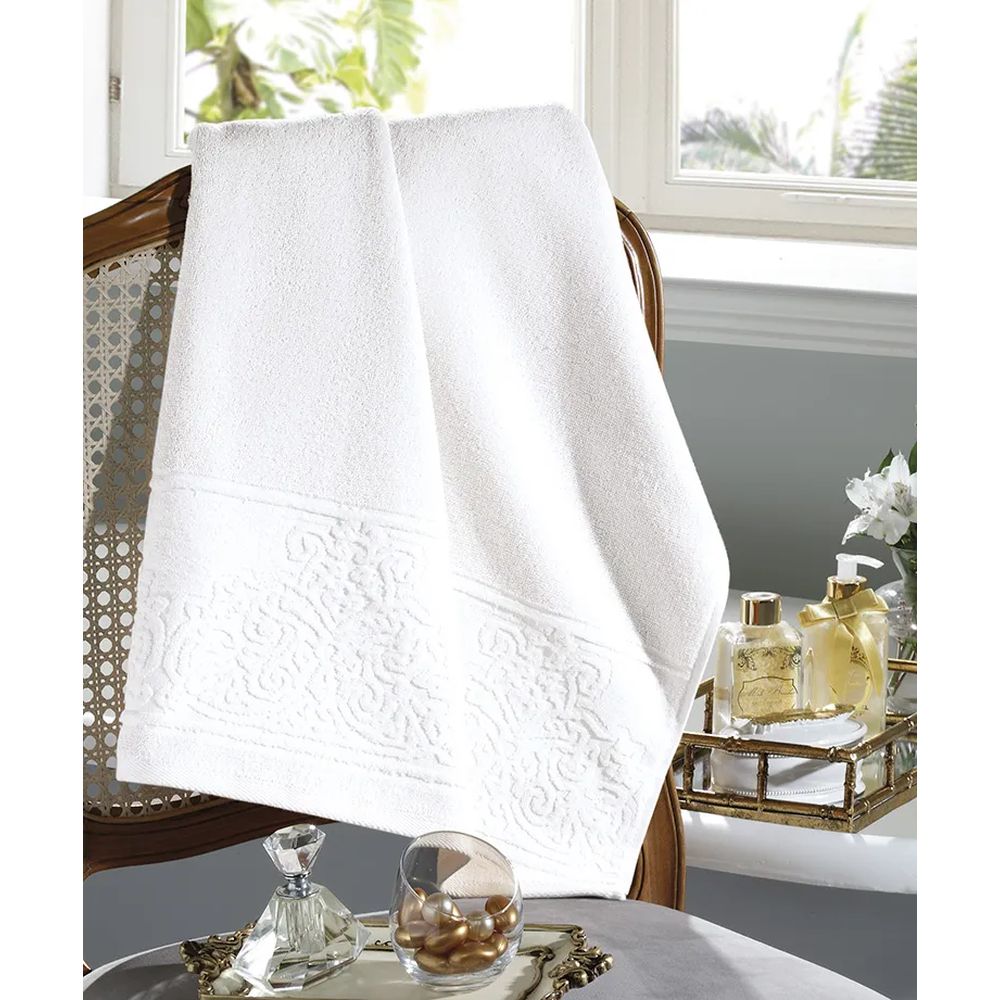 Nivalmix-Toalha-Banho-Jacquard-Confort-FJ-6512-Branca-Dohler-2308975 Nivalmix-Toalha-Banho-Jacquard-Confort-FJ-6512-Branca-Dohler-2308975