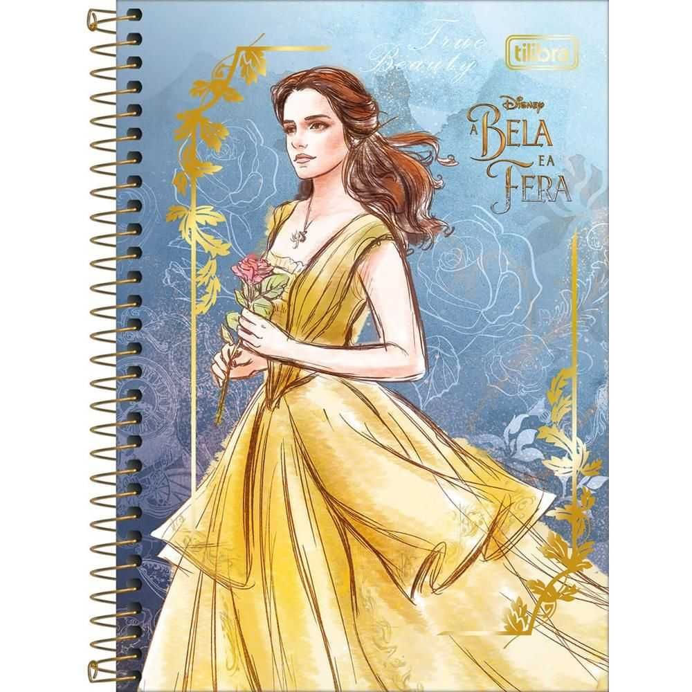 Nivalmix-Caderno-Espiral-1-4-80-Folhas-A-Bela-e-a-Fera-Tilibra-2075937 Nivalmix-Caderno-Espiral-1-4-80-Folhas-A-Bela-e-a-Fera-Tilibra-2075937