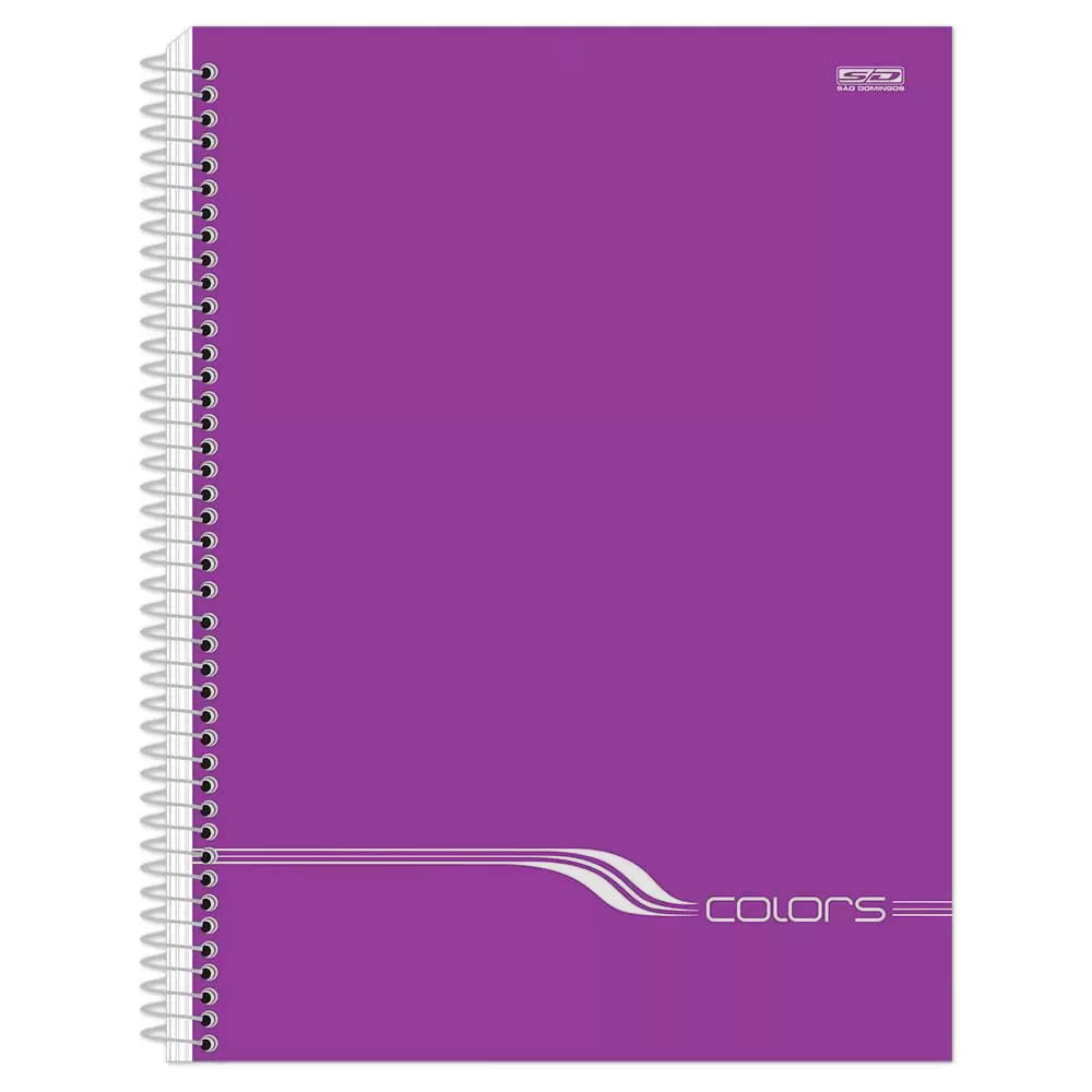 Nivalmix-Caderno-Univ-1-Materia-96-Folhas-Colors-Roxo-Sao-Domingos-1755656 Nivalmix-Caderno-Univ-1-Materia-96-Folhas-Colors-Roxo-Sao-Domingos-1755656