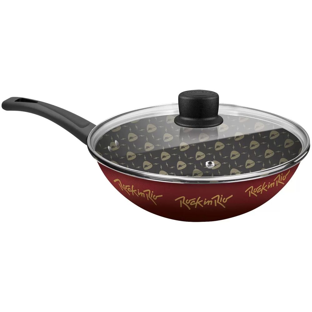 Nivalmix-Frigideira-Antiaderente-Wok-28cm-Rock-in-Rio-Rochedo-2302176 Nivalmix-Frigideira-Antiaderente-Wok-28cm-Rock-in-Rio-Rochedo-2302176