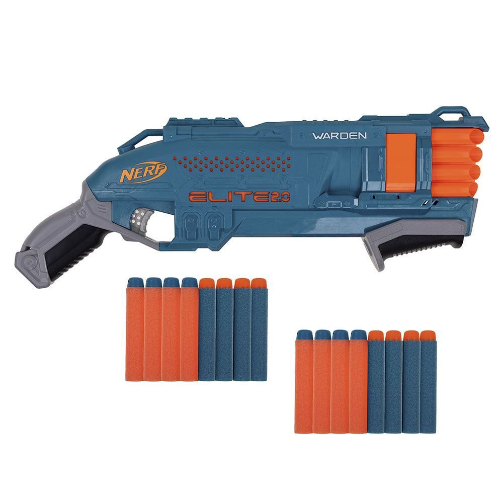 Nivalmix-Lancador-de-Dardos-Nerf-Elite-2-Warden-Rd-8-E9960-Hasbro-2306206 Nivalmix-Lancador-de-Dardos-Nerf-Elite-2-Warden-Rd-8-E9960-Hasbro-2306206