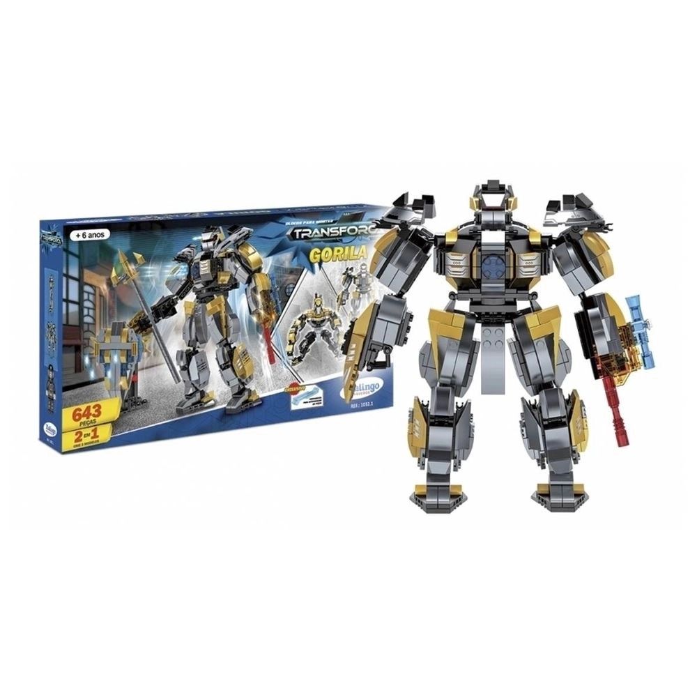 Nivalmix-Blocos-de-Montar-Transforca-Gorila-643-pcs-2-em-1-Xalingo-2317503 Nivalmix-Blocos-de-Montar-Transforca-Gorila-643-pcs-2-em-1-Xalingo-2317503