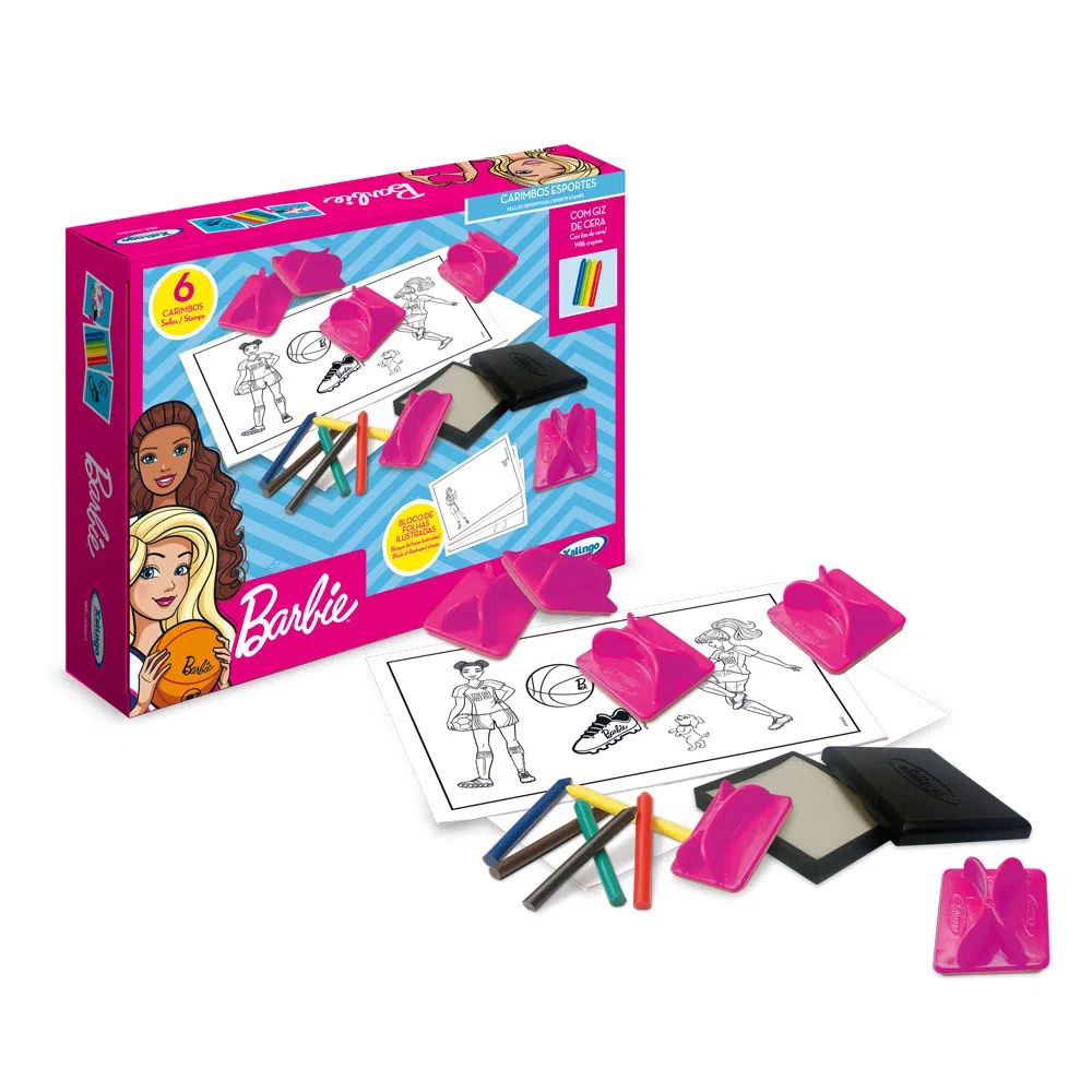 Nivalmix-Carimbos-dos-Esportes-Barbie-2317.6-Xalingo-2317178 Nivalmix-Carimbos-dos-Esportes-Barbie-2317.6-Xalingo-2317178