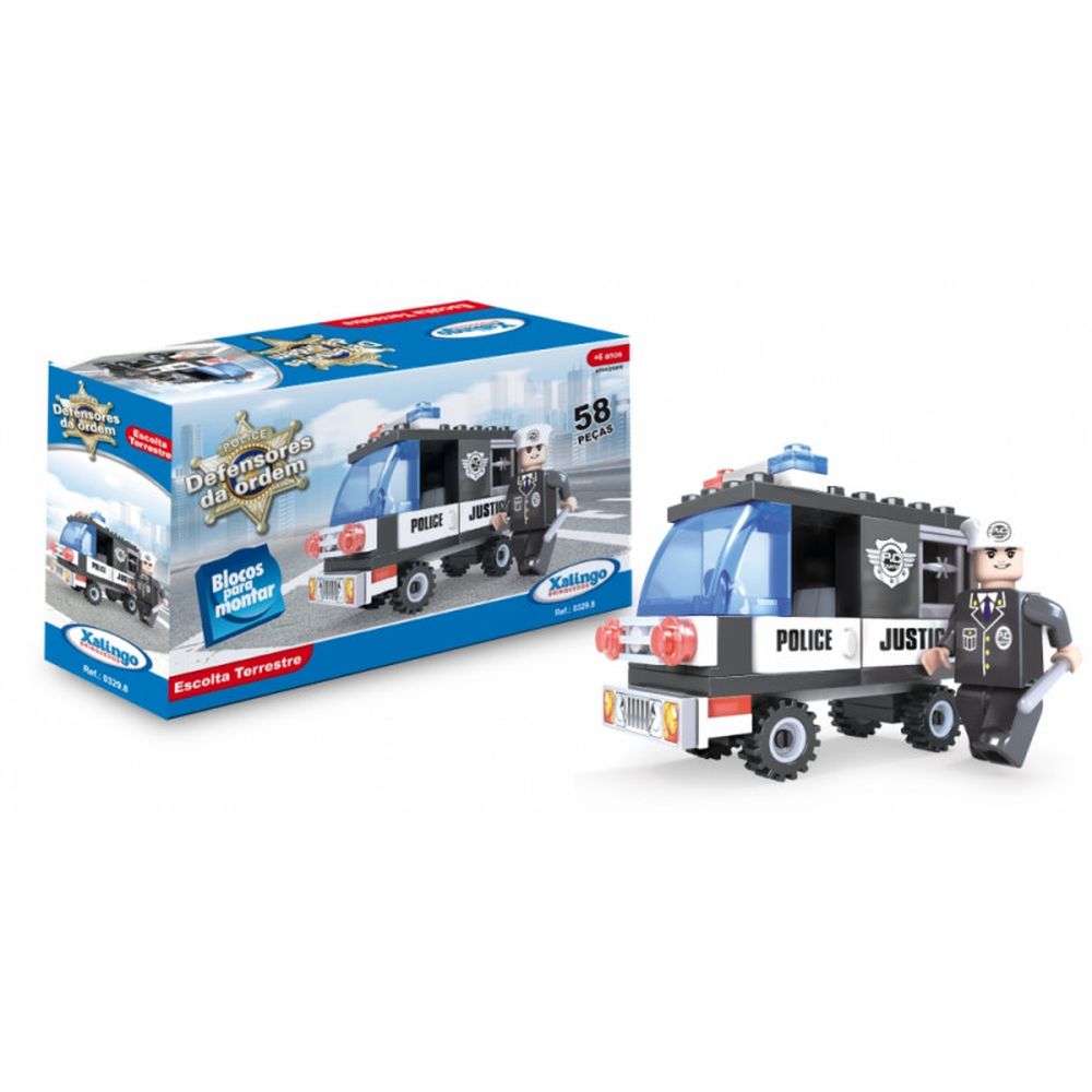 Nivalmix-Bloco-de-Montar-Defensores-da-Ordem-Escolta-03276-Xalingo-2317425- Nivalmix-Bloco-de-Montar-Defensores-da-Ordem-Escolta-03276-Xalingo-2317425-