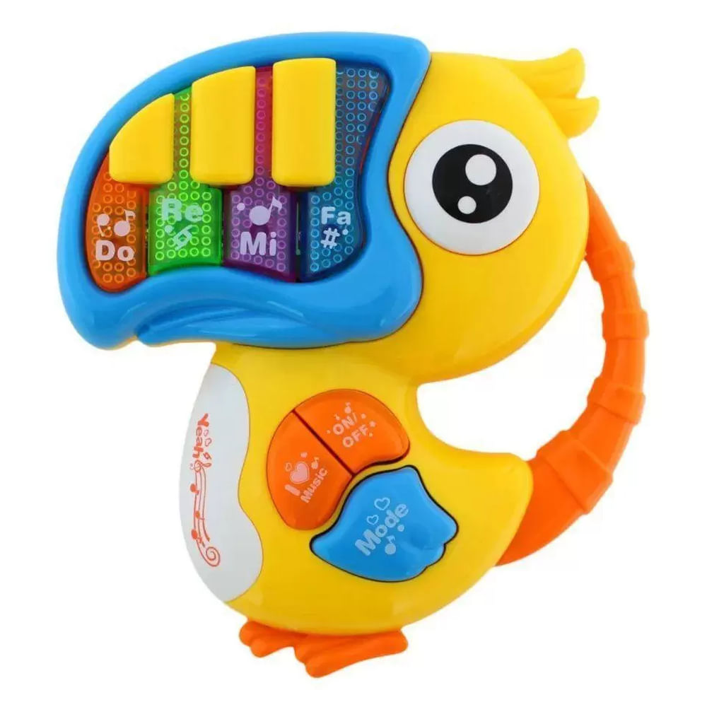 Nivalmix-Brinquedo-Musical-Teclas-Divertidas-Tucano-Amarelo-BBR-Toys-2254752-002 Nivalmix-Brinquedo-Musical-Teclas-Divertidas-Tucano-Amarelo-BBR-Toys-2254752-002