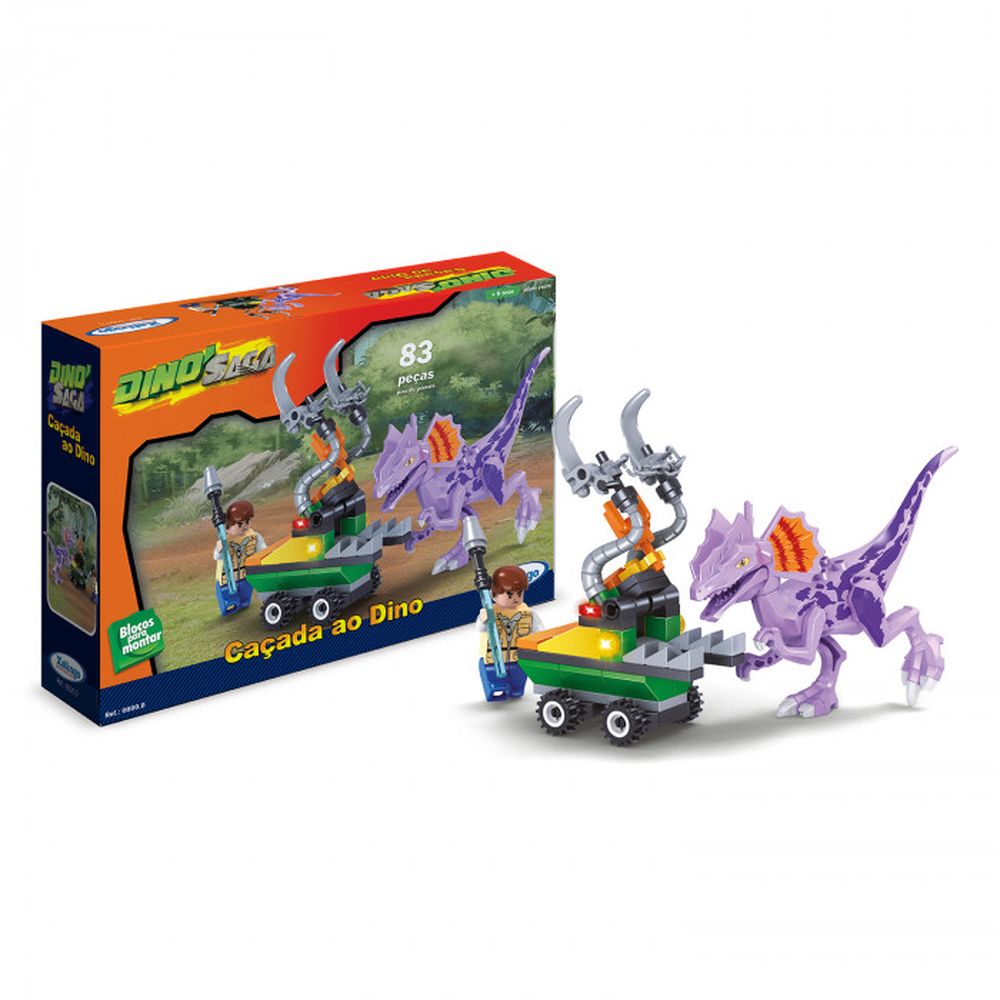 Nivalmix-Blocos-de-Montar-Dino-Saga-Cacada-ao-Dino-02421-Xalingo-2317282 Nivalmix-Blocos-de-Montar-Dino-Saga-Cacada-ao-Dino-02421-Xalingo-2317282