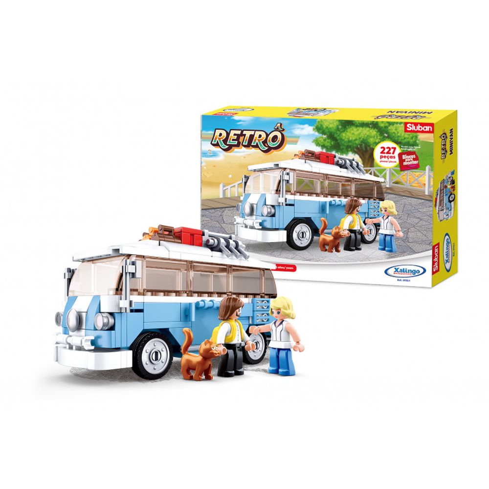 Nivalmix-Bloco-de-Montar-Retro-Minivan-01321-Xalingo-2317373 Nivalmix-Bloco-de-Montar-Retro-Minivan-01321-Xalingo-2317373