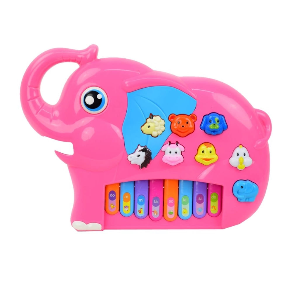 Nivalmix-Brinquedo-Teclado-Musical-Elefante-Rosa-R2919-BBR-Toys-2317555-002 Nivalmix-Brinquedo-Teclado-Musical-Elefante-Rosa-R2919-BBR-Toys-2317555-002