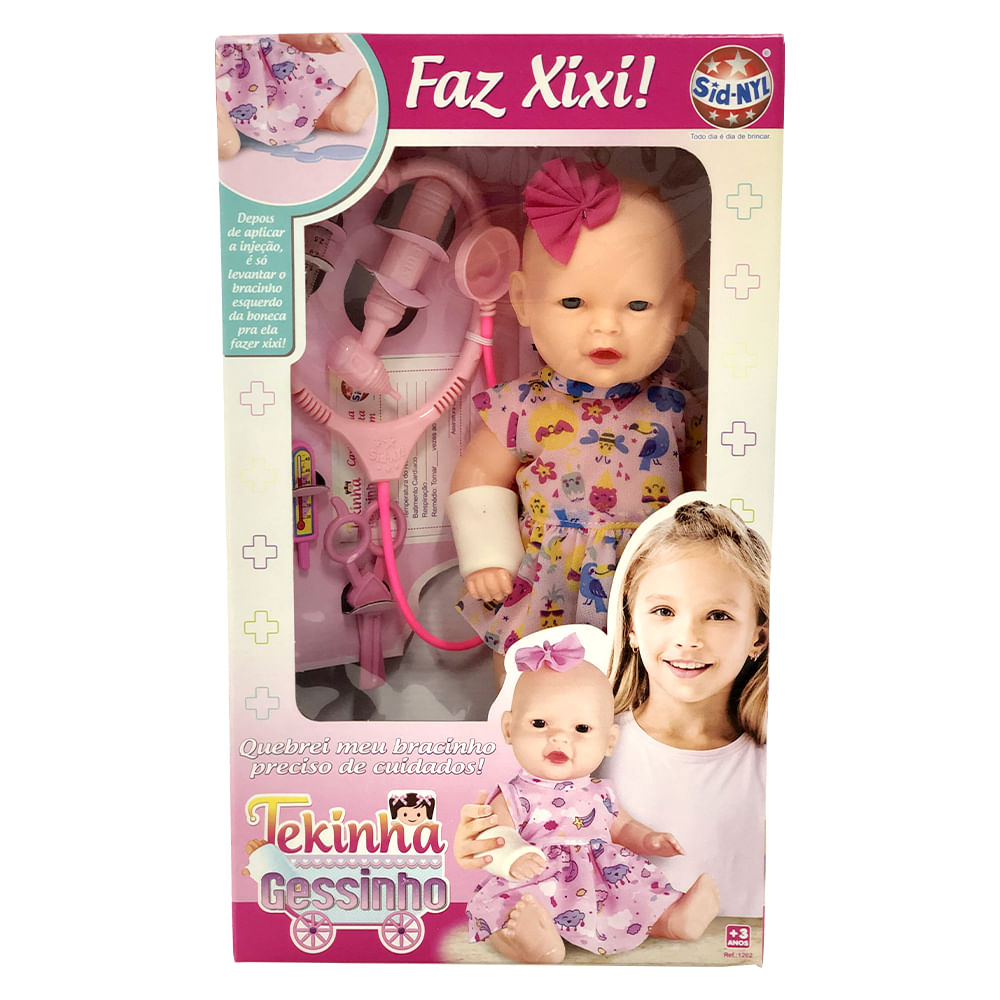 Nivalmix-Boneca-Tekinha-Gessinho-1262-Sid-Nyl-2305673 Nivalmix-Boneca-Tekinha-Gessinho-1262-Sid-Nyl-2305673