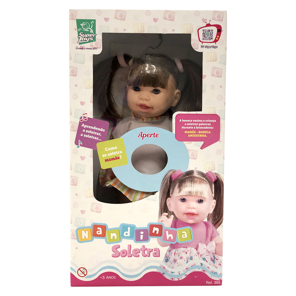 Nivalmix-Boneca-Nandinha-Soletra-365-Super-Toys-2310080 Nivalmix-Boneca-Nandinha-Soletra-365-Super-Toys-2310080