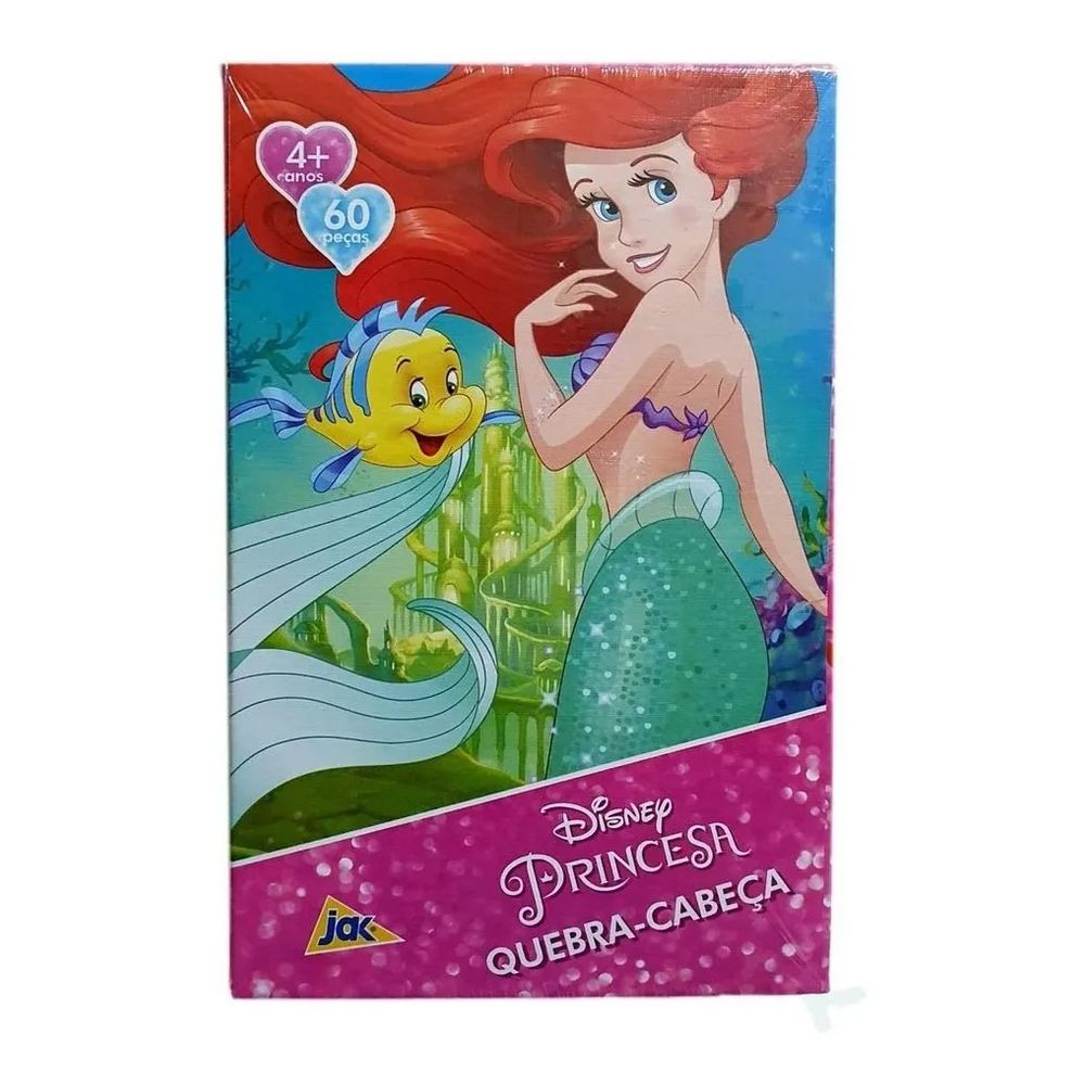 Nivalmix-Quebra-Cabeca-Disney-Princesa-60-PCS-Ariel-Toyster-2212346-004 Nivalmix-Quebra-Cabeca-Disney-Princesa-60-PCS-Ariel-Toyster-2212346-004