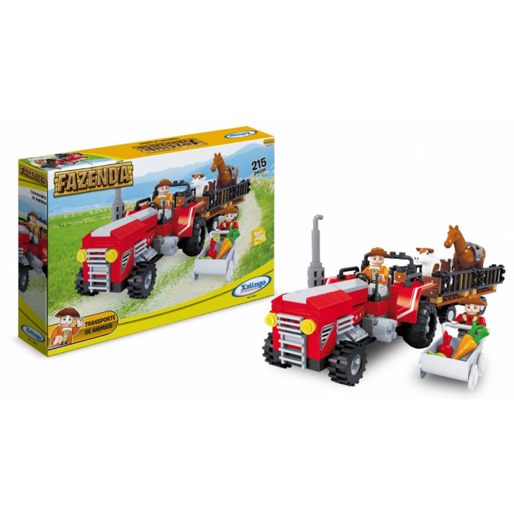Nivalmix-Bloco-de-Montar-Fazenda-Transporte-de-Animais-212Pcs-Xalingo-2316983 Nivalmix-Bloco-de-Montar-Fazenda-Transporte-de-Animais-212Pcs-Xalingo-2316983