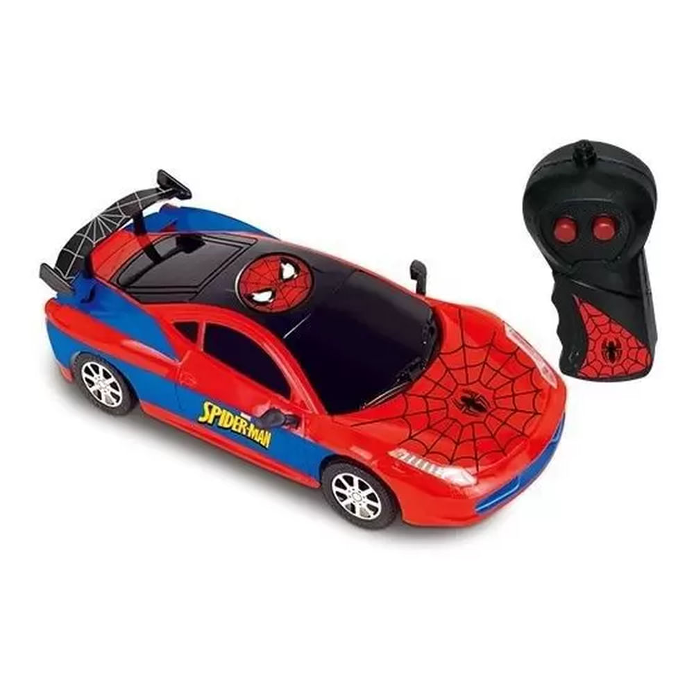 Carro Controle Remoto Ultimate Spider-Man - Candide - nivalmix