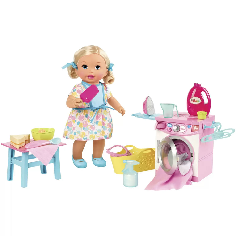 Nivalmix-Boneca-Little-Mommy-Bebe-Hora-de-Comer-e-Lavar-FLC04-Mattel-2318933 Nivalmix-Boneca-Little-Mommy-Bebe-Hora-de-Comer-e-Lavar-FLC04-Mattel-2318933