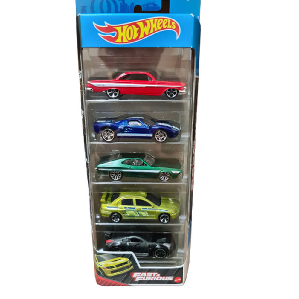 Nivalmix-Carrinhos-Hot-Wheels-Fast-e-Furious-c-5-Carros-Mattel-682670-008 Nivalmix-Carrinhos-Hot-Wheels-Fast-e-Furious-c-5-Carros-Mattel-682670-008