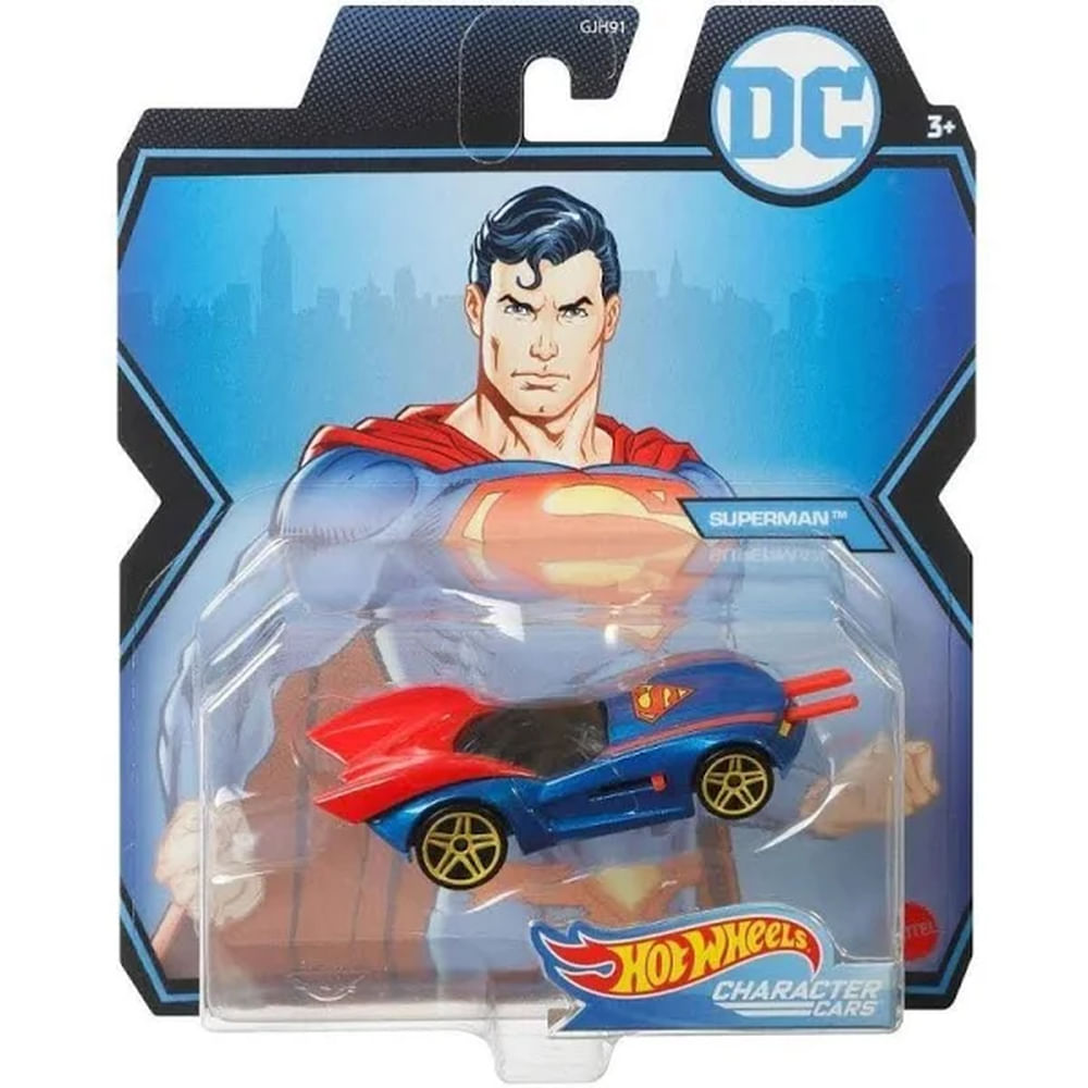 Nivalmix-Carrinho-Hot-Wheels-Character-Cars-DC-Superman-Mattel-2319791-003 Nivalmix-Carrinho-Hot-Wheels-Character-Cars-DC-Superman-Mattel-2319791-003