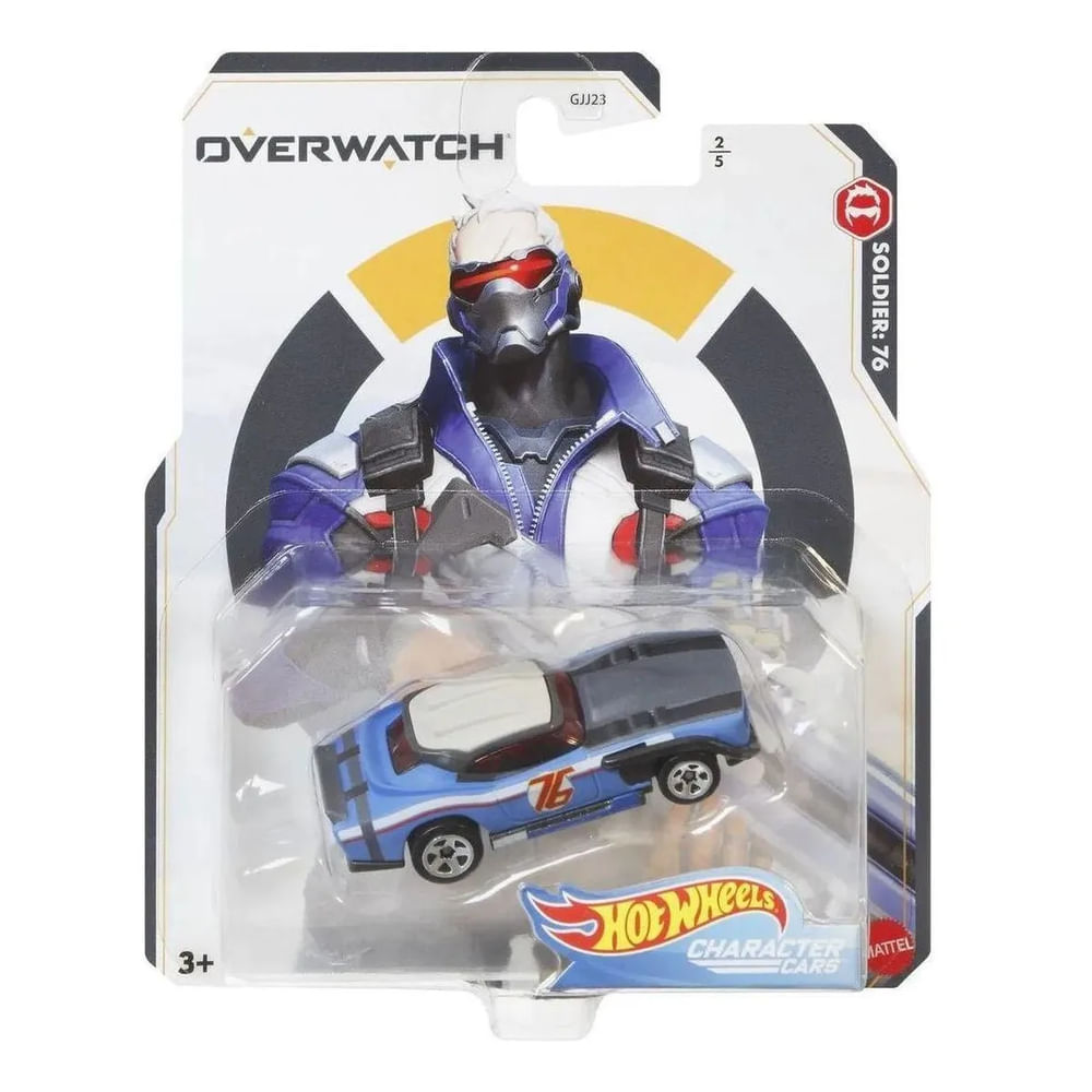 Nivalmix-Carrinho-Hot-Wheels-Character-Cars-Overwatch-Soldier-Mattel-2320259-001 Nivalmix-Carrinho-Hot-Wheels-Character-Cars-Overwatch-Soldier-Mattel-2320259-001